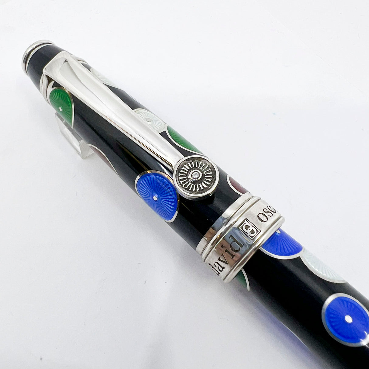 David Oscarson Pierrot Pierrette Fountain Pen Limited Edition of 88 Pens - Medium 18kt Gold Nib