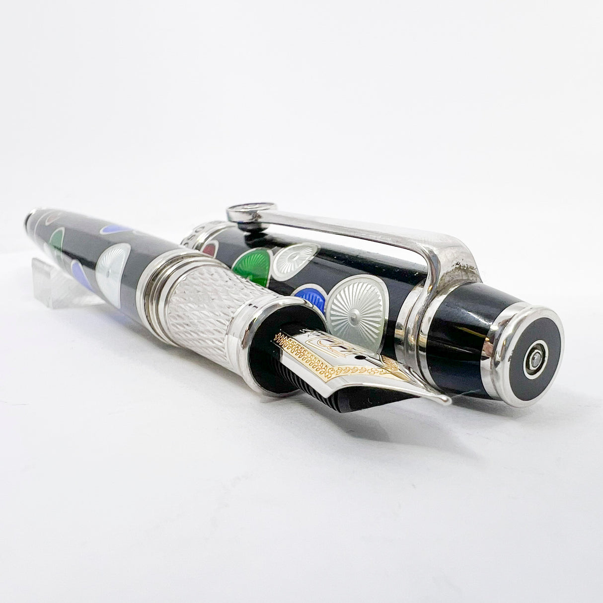 David Oscarson Pierrot Pierrette Fountain Pen Limited Edition of 88 Pens - Medium 18kt Gold Nib