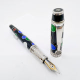 David Oscarson Pierrot Pierrette Fountain Pen Limited Edition of 88 Pens - Medium 18kt Gold Nib