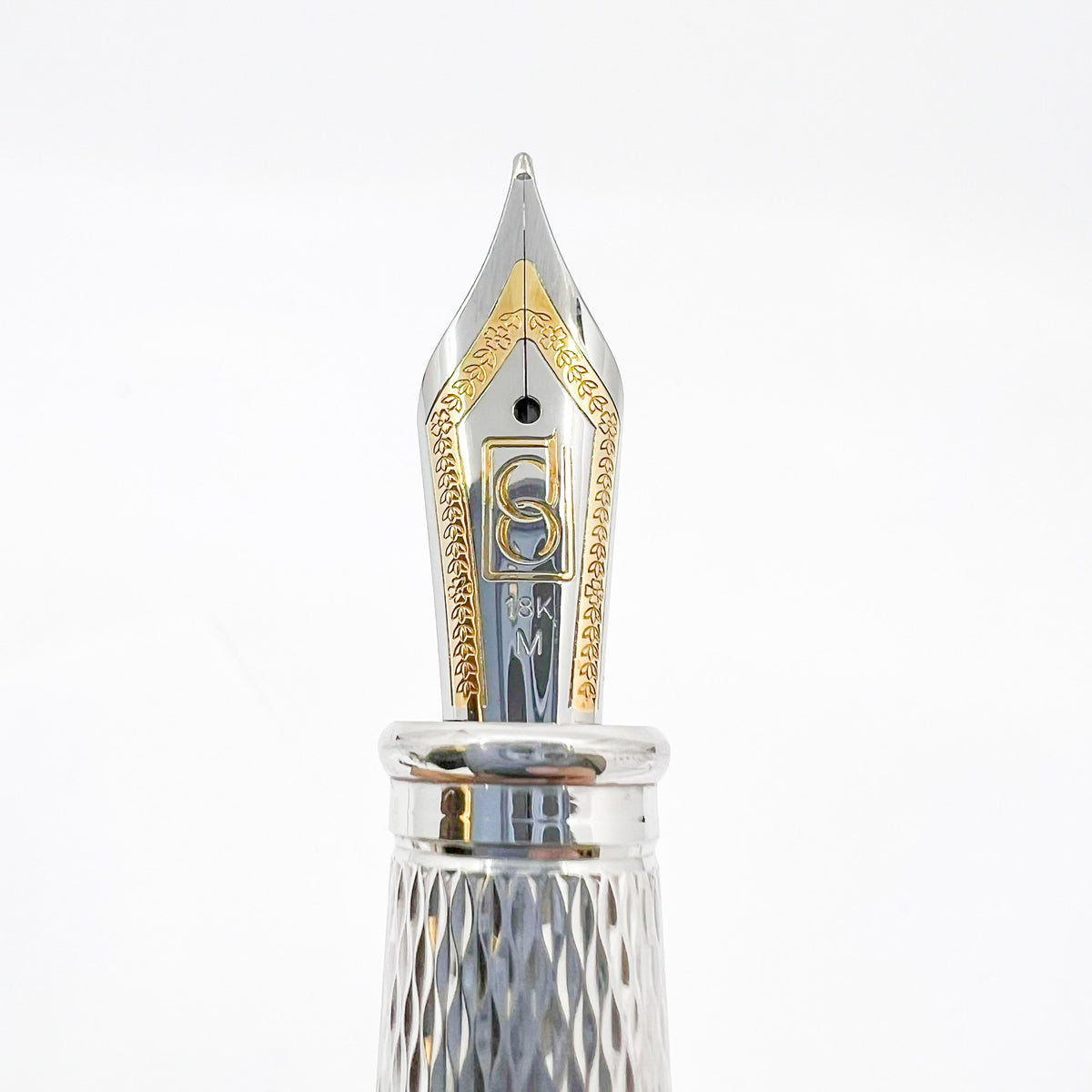 David Oscarson Pierrot Pierrette Fountain Pen Limited Edition of 88 Pens - Medium 18kt Gold Nib