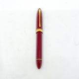 OMAS #360 Triangular Body Burgundy Fountain Pen - Medium 18kt Gold Nib