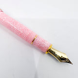 Platinum #3776 Century Celluloid Cherry Blossom Fountain Pen - Broad 14kt Gold Nib