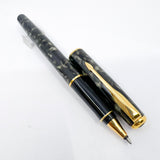 Parker Sonnet Moonbeam Lacque Marbled Charcoal/Ivory Rollerball
