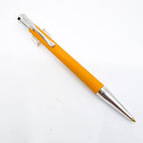 Graf Von Faber Castell Yellow Resin Guilloche Ballpoint Pen