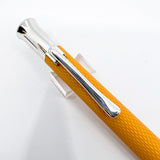 Graf Von Faber Castell Yellow Resin Guilloche Ballpoint Pen