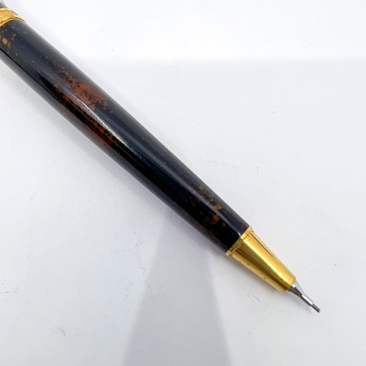 Parker Premier Chinese Brown/Amber Laque  Mechanical Pencil - 0.7mm - Circa 1988