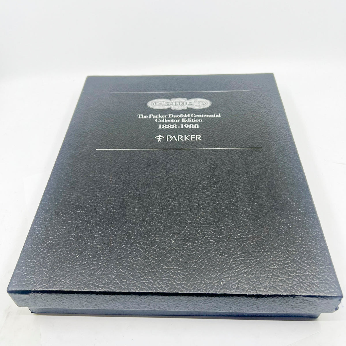 Parker Centennial (Largest Size) Black Duofold Fountain Pen  - Special Presentation Box & Contents for the 100th Anniversary of the Parker Pen Company - Medium 18kt Gold Nib