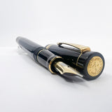 Parker Centennial (Largest Size) Black Duofold Fountain Pen  - Special Presentation Box & Contents for the 100th Anniversary of the Parker Pen Company - Medium 18kt Gold Nib
