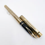 Sheaffer Full-Size Targa Gold-Plated Medici Fountain Pen - Fine 14kt Gold Nib