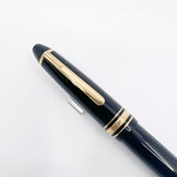 Montblanc #146 LeGrand Meisterstuck Black Resin Fountain Pen - Flexible Extra-Fine 14kt Gold Nib