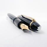 Montblanc #146 LeGrand Meisterstuck Black Resin Fountain Pen - Flexible Extra-Fine 14kt Gold Nib