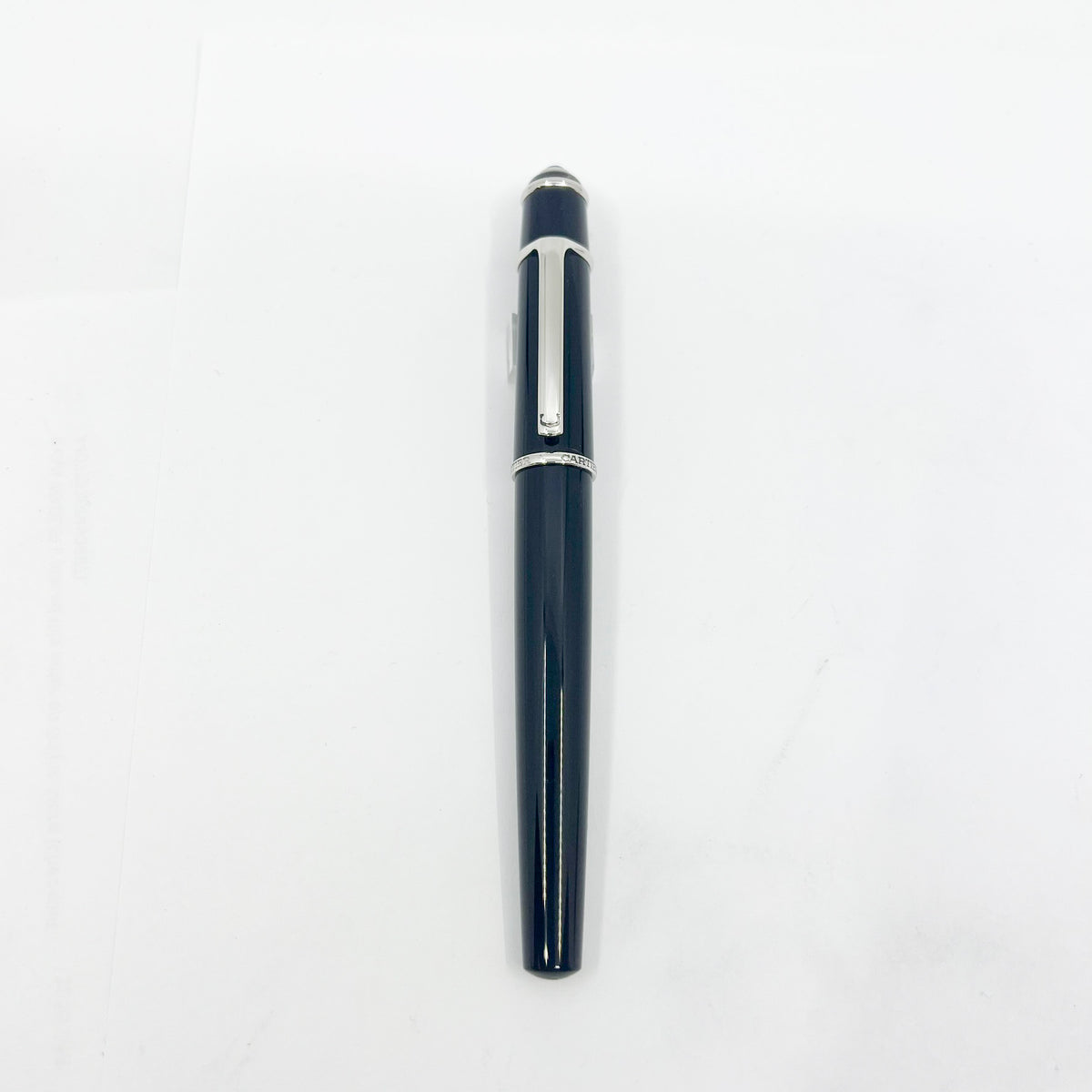 Cartier Diabolo Black Rollerball - Platinum-Plated Trim