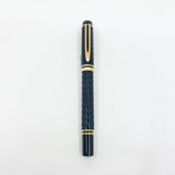 Waterman Man 100 Opera  Black Chased Fountain Pen - Medium 18kt Gold Nib