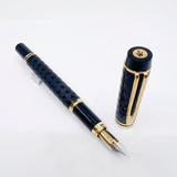Waterman Man 100 Opera  Black Chased Fountain Pen - Medium 18kt Gold Nib