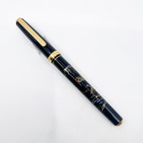 Platinum "Modern Maki-e" Cranes Fountain Pen - Broad 18kt Gold Nib