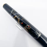 Platinum "Modern Maki-e" Cranes Fountain Pen - Broad 18kt Gold Nib