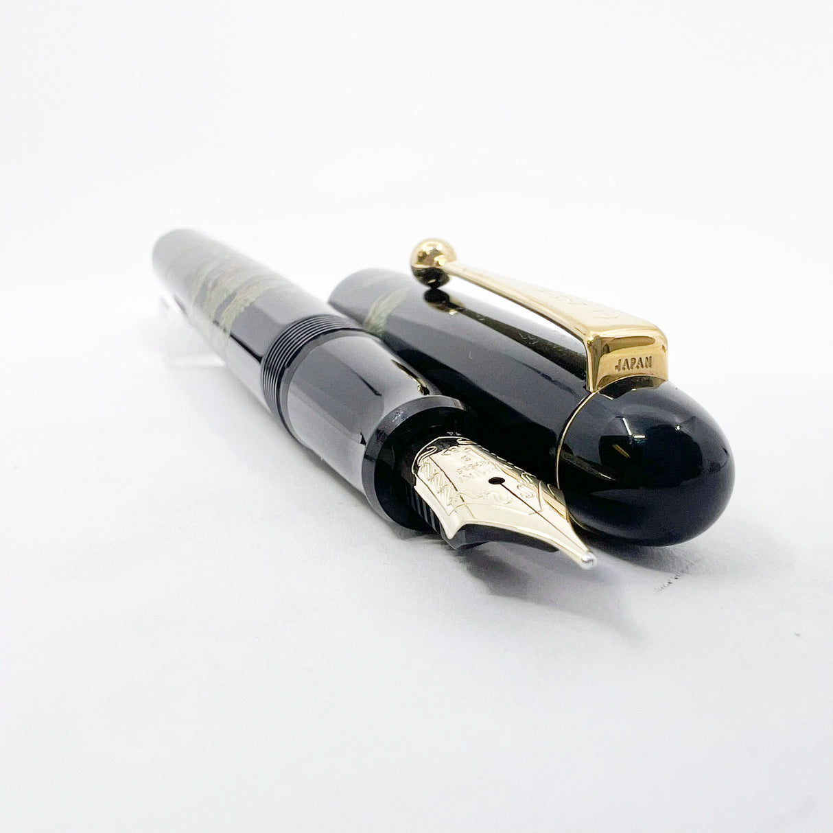 Namiki Nippon Art Pinetree Bonzai Fountain Pen  - Broad 14kt Gold Nib