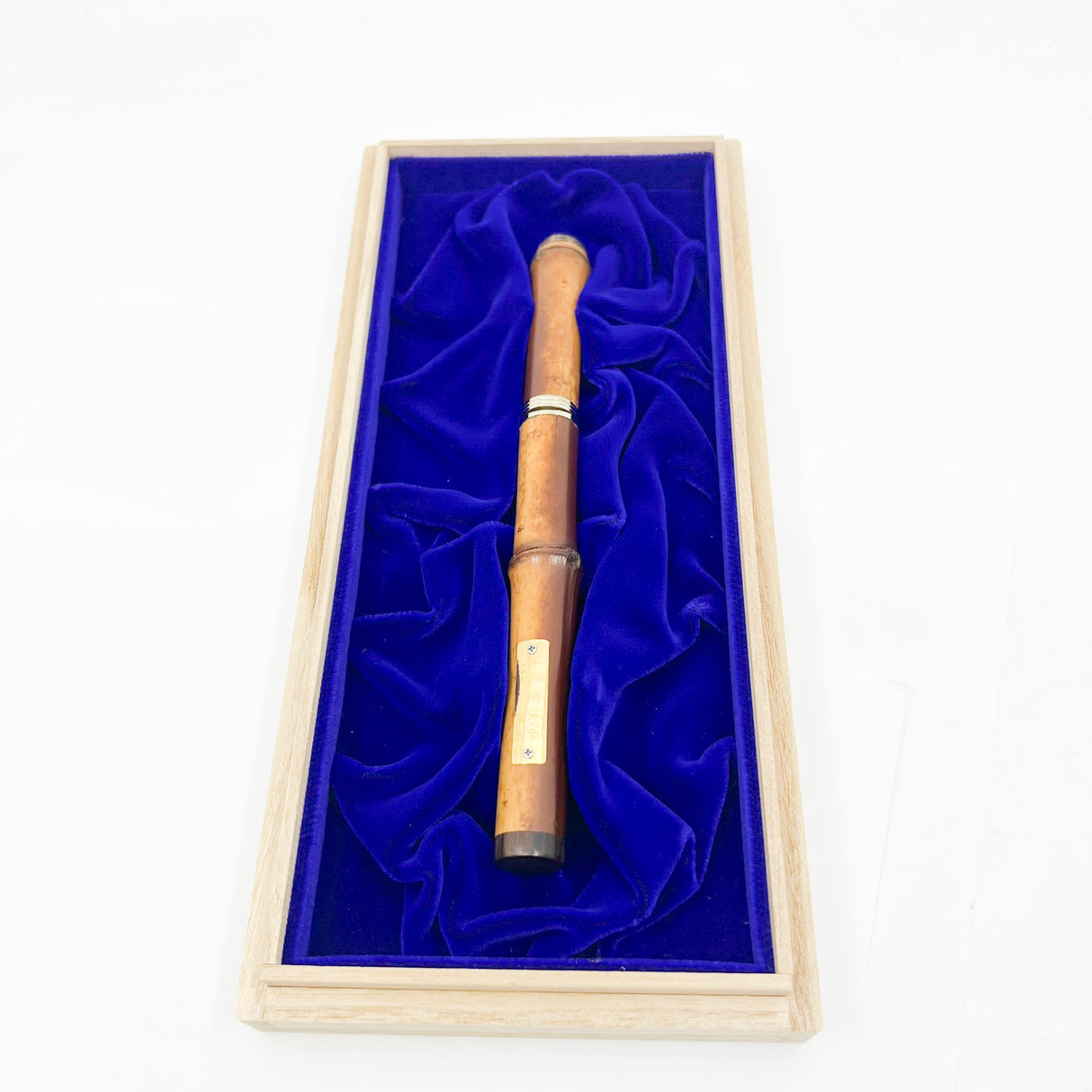Sailor Susutake Rare Ancient Smoked Bamboo Fountain Pen - Naginata 21K RARE Concord Nib by Nagahara Sr.