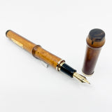 Sailor Susutake Rare Ancient Smoked Bamboo Fountain Pen - Naginata 21K RARE Concord Nib by Nagahara Sr.