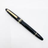 Montblanc Meisterstuck Black Resin #146 LeGrand Fountain Pen  - Broad 14kt  Gold Nib
