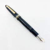 Montblanc Meisterstuck Black Resin #146 LeGrand Fountain Pen  - Broad 14kt  Gold Nib