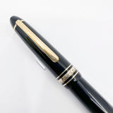 Montblanc Meisterstuck Black Resin #146 LeGrand Fountain Pen  - Broad 14kt  Gold Nib