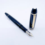 Montblanc Meisterstuck Black Resin #146 LeGrand Fountain Pen  - Broad 14kt  Gold Nib
