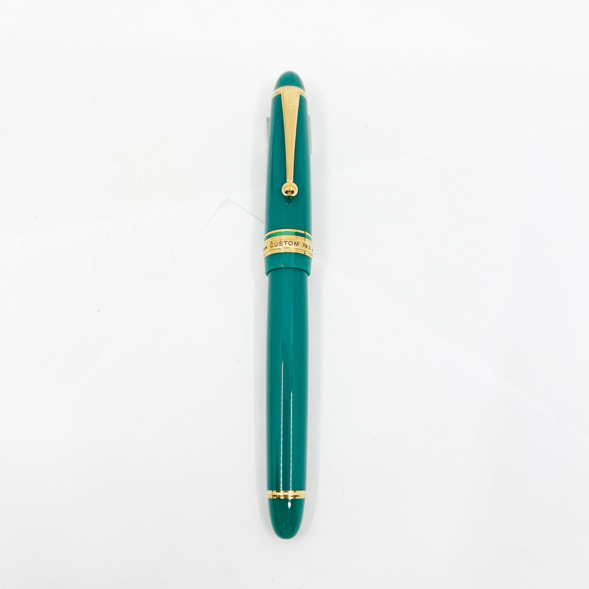 Pilot Custom 743 Verdigris Fountain Pen - Medium #15 14kt Gold Nib