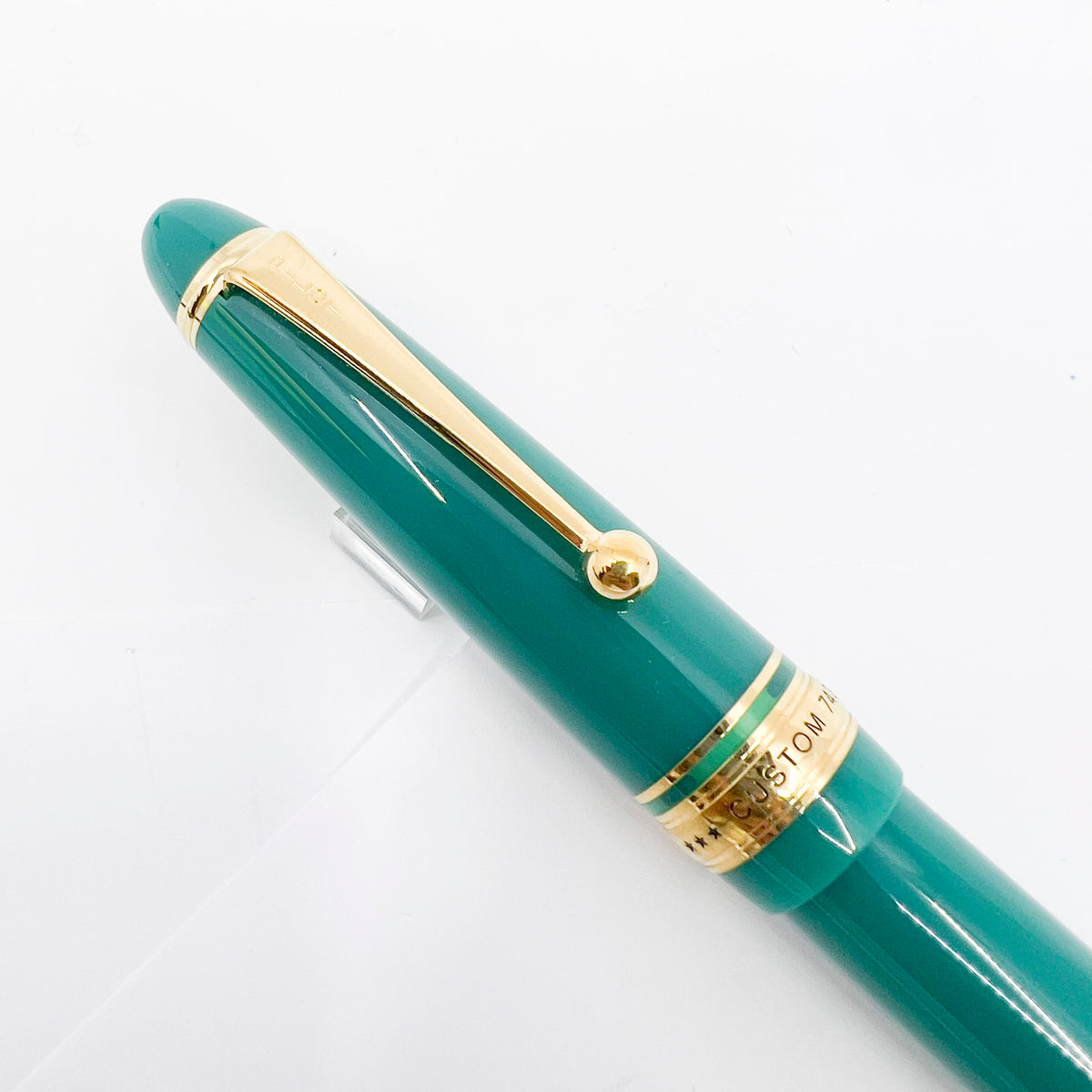 Pilot Custom 743 Verdigris Fountain Pen - Medium #15 14kt Gold Nib