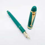 Pilot Custom 743 Verdigris Fountain Pen - Medium #15 14kt Gold Nib