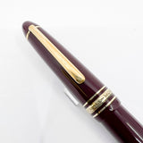 Montblanc Meisterstuck Bordeaux Resin #146 LeGrand Fountain Pen - Fine 14kt Gold Nib