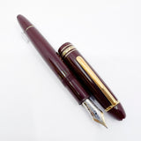 Montblanc Meisterstuck Bordeaux Resin #146 LeGrand Fountain Pen - Fine 14kt Gold Nib