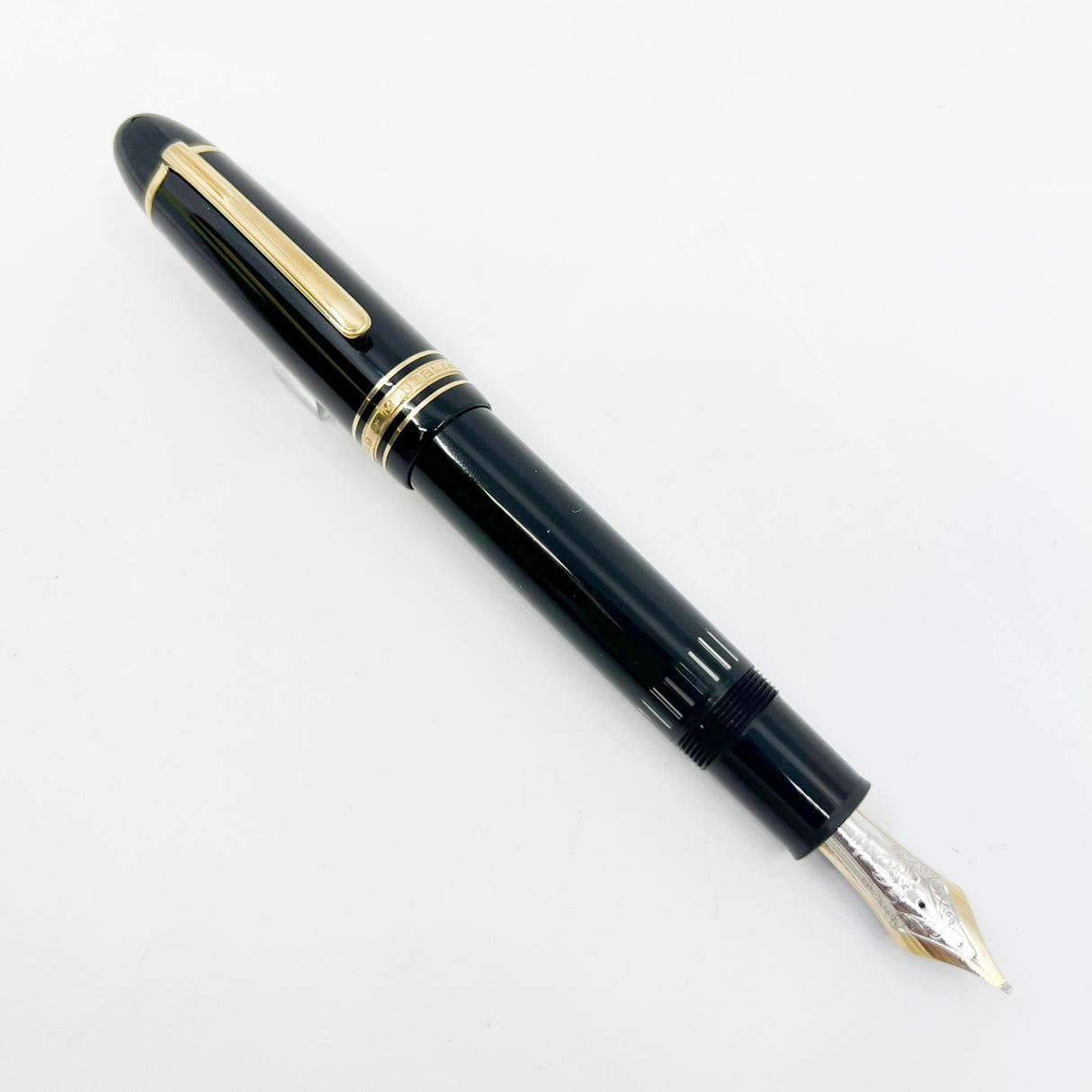 Montblanc Meisterstuck #149 Fountain Pen - Largest Of The Meisterstucks - Flexible Stub-like Medium 14kt Gold Nib