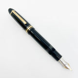 Montblanc Meisterstuck #149 Fountain Pen - Largest Of The Meisterstucks - Flexible Stub-like Medium 14kt Gold Nib