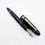Montblanc Meisterstuck #149 Fountain Pen - Largest Of The Meisterstucks - Flexible Stub-like Medium 14kt Gold Nib