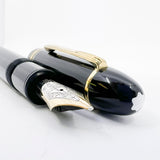 Montblanc Meisterstuck #149 Fountain Pen - Largest Of The Meisterstucks - Flexible Stub-like Medium 14kt Gold Nib