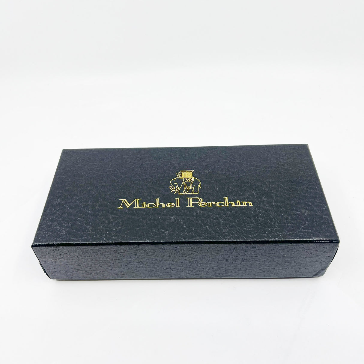 Michel Perchin Limited Edition Black & Vermeil Executive Ballpoint Pen with Red Guilloche Enamelwork on Crown