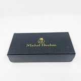 Michel Perchin Limited Edition Black & Vermeil Executive Ballpoint Pen with Red Guilloche Enamelwork on Crown