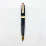 Michel Perchin Limited Edition Black & Vermeil Executive Ballpoint Pen with Red Guilloche Enamelwork on Crown
