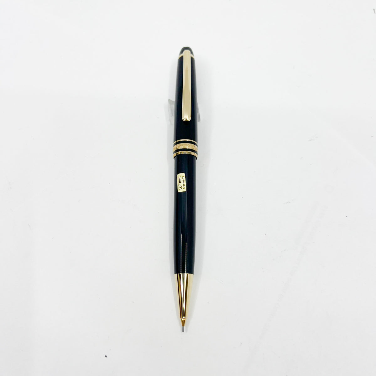 Montblanc Meisterstuck Black Resin Classique MINT Set : #164 Ballpoint Pen & 165 Mechanical Pencil 0.7mm in a Special Vintage Style Gift Box