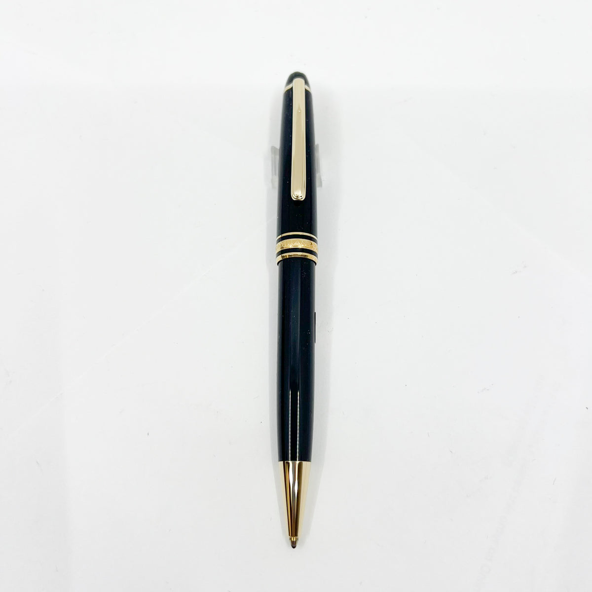 Montblanc Meisterstuck Black Resin Classique MINT Set : #164 Ballpoint Pen & 165 Mechanical Pencil 0.7mm in a Special Vintage Style Gift Box