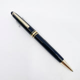 Montblanc Meisterstuck Black Resin Classique MINT Set : #164 Ballpoint Pen & 165 Mechanical Pencil 0.7mm in a Special Vintage Style Gift Box