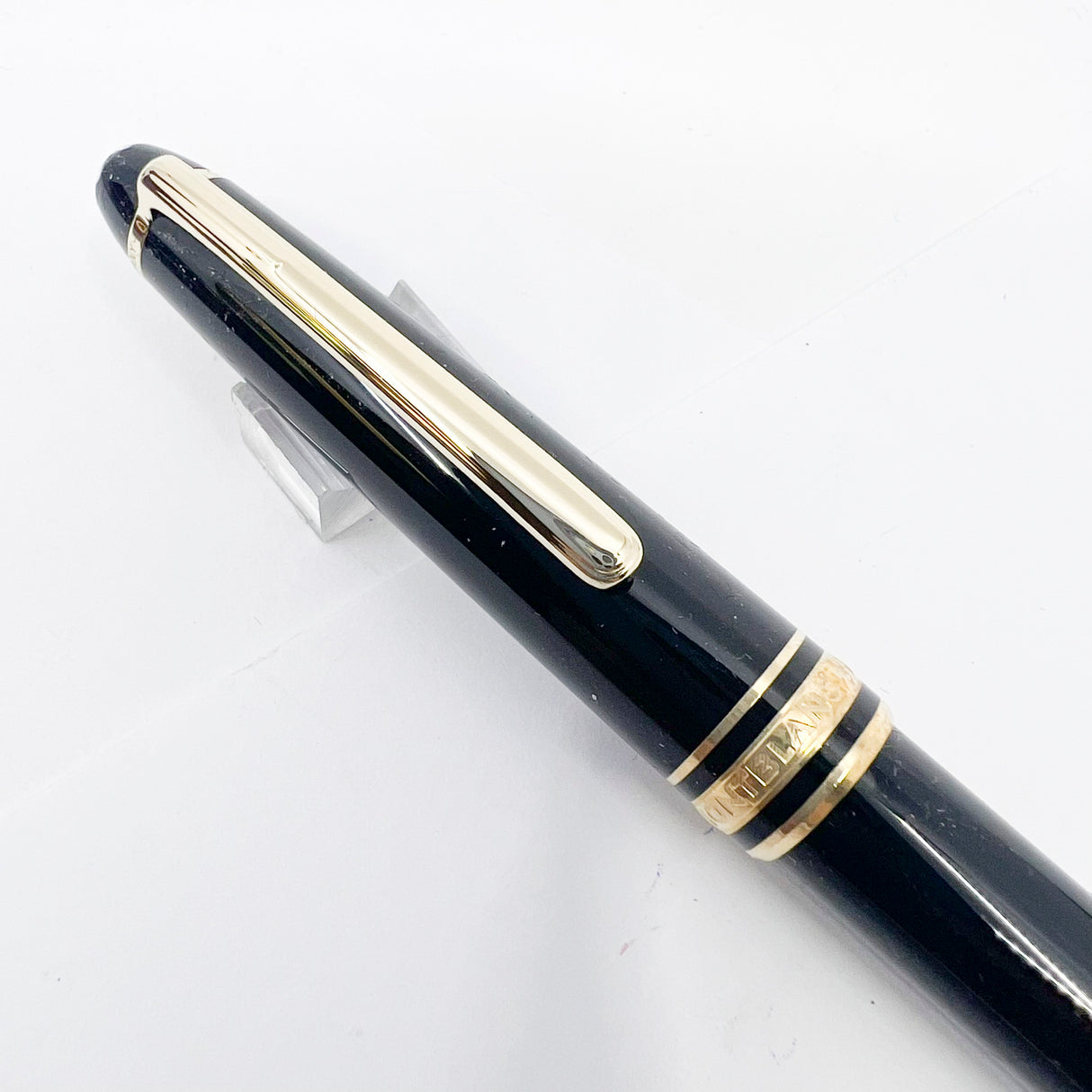 Montblanc Meisterstuck Black Resin Classique MINT Set : #164 Ballpoint Pen & 165 Mechanical Pencil 0.7mm in a Special Vintage Style Gift Box