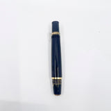 Montblanc Boheme Retractable Black Resin Fountain Pen - Red Stone in Clip - Medium 14kt Gold Nib