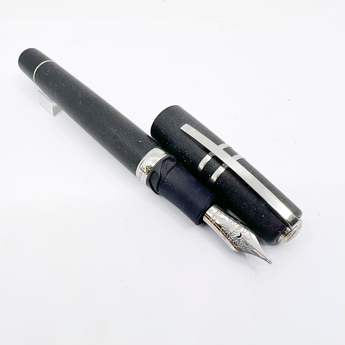 Visconti Homo Sapiens Steel Age Fountain Pen - Very Flexible 1.3mm Stub 23K Palladium Nib!