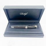 Davidoff "the very Zino" Grenadilla Wood  Rollerball - Rhodium Plated Trim