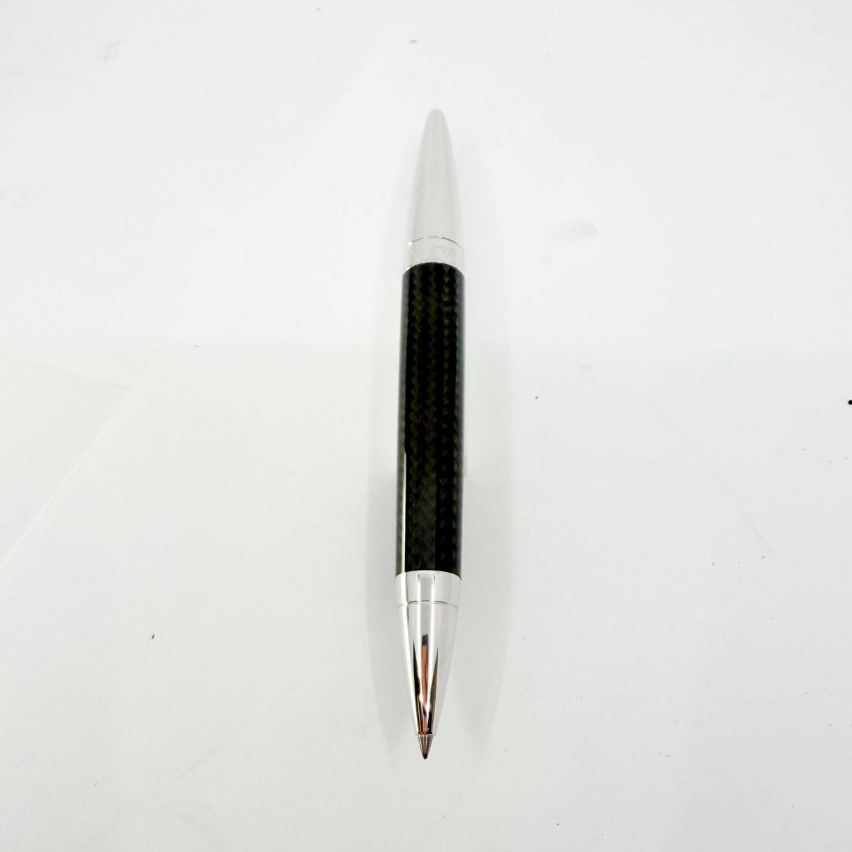 Jorg Hysek Convertible Rollerball/Ballpoint - Carbon Fiber &  Rhodium Plating