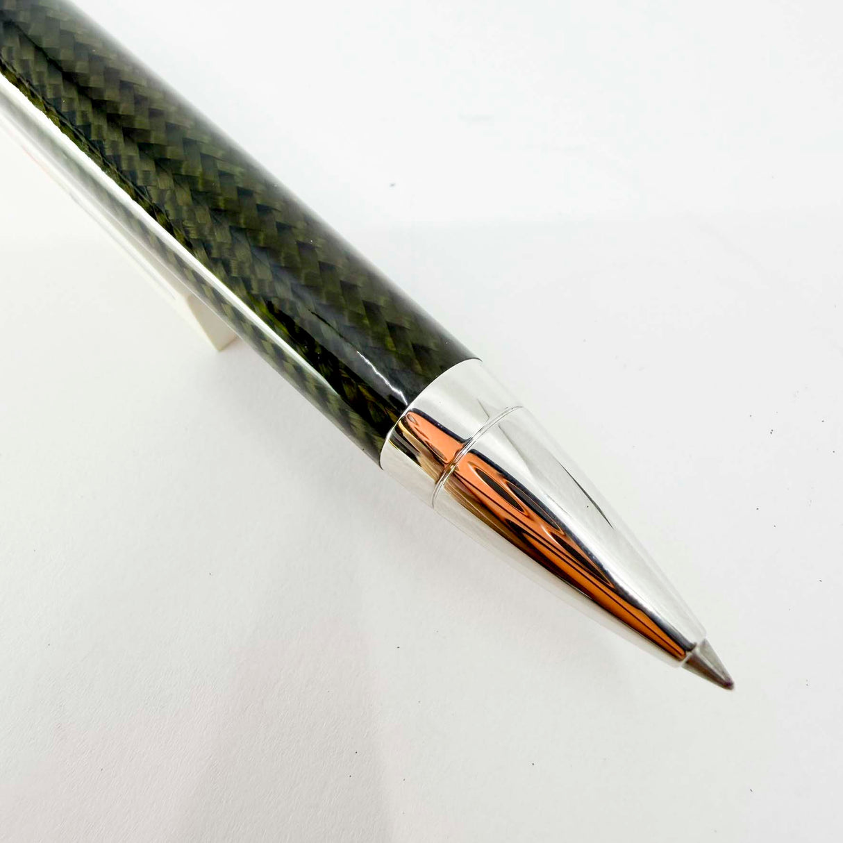 Jorg Hysek Convertible Rollerball/Ballpoint - Carbon Fiber &  Rhodium Plating