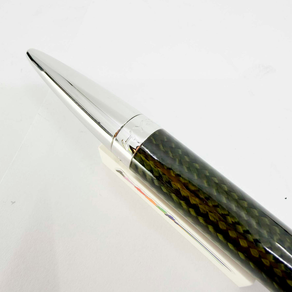 Jorg Hysek Convertible Rollerball/Ballpoint - Carbon Fiber &  Rhodium Plating