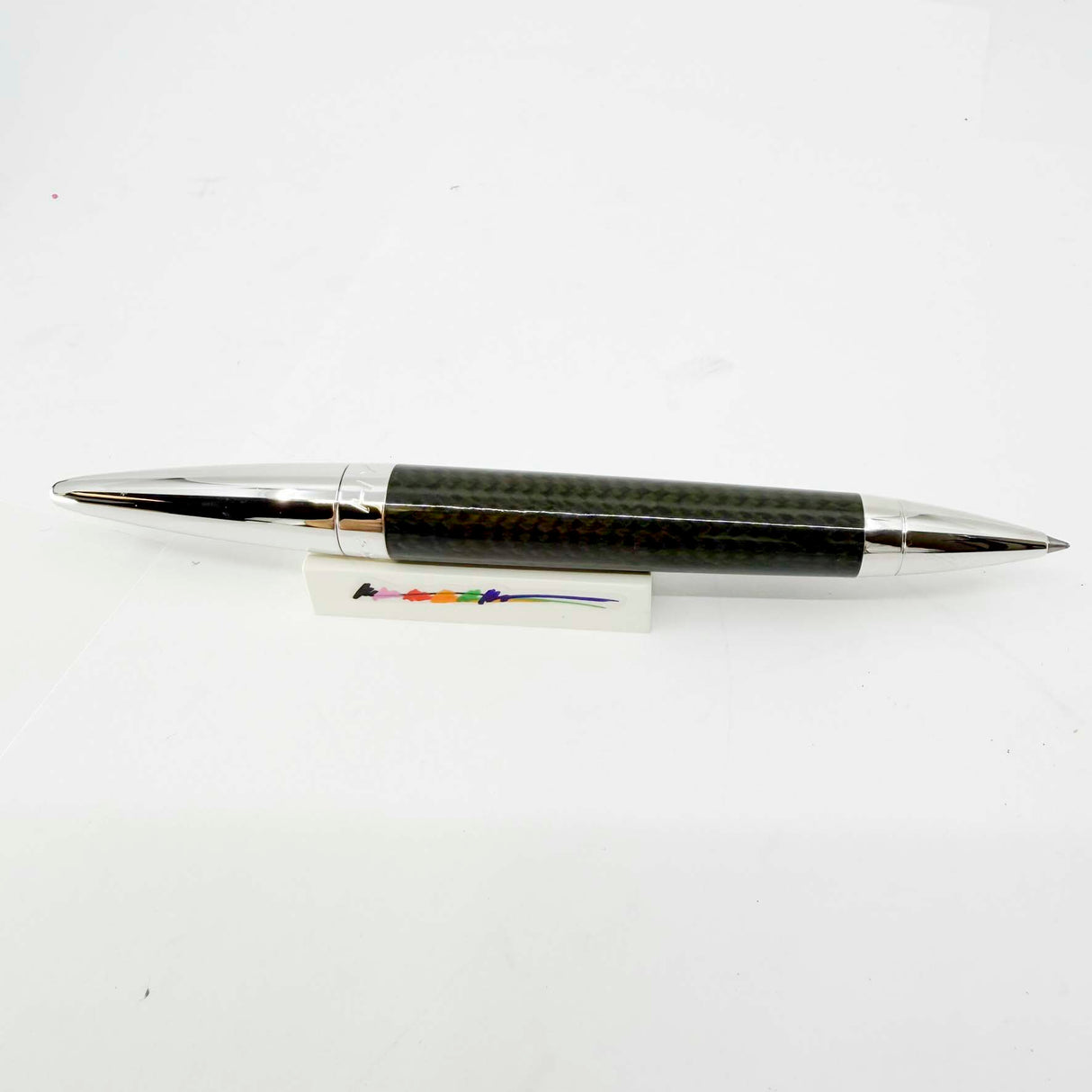 Jorg Hysek Convertible Rollerball/Ballpoint - Carbon Fiber &  Rhodium Plating